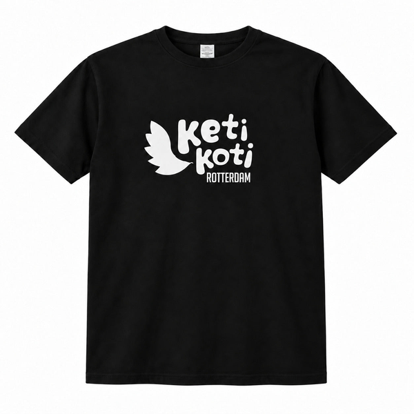 Zwart Keti Koti Rotterdam T-shirt zonder jaartal